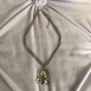 Lia Sophia Silver tone necklace